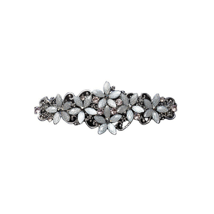 Wholesale Hair Clips Alloy Rhinestone Vintage Elegant Spring Clip JDC-HC-FSE003