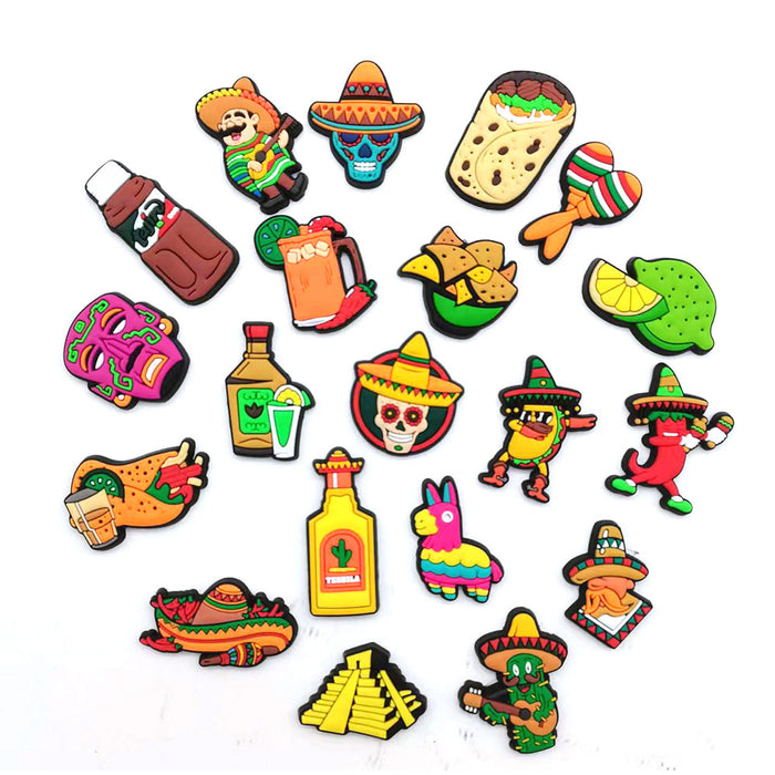 Wholesale Croc Charms Random 10pcs Cartoon Cute PVC DIY Accessories(M) JDC-CCS-WanX044