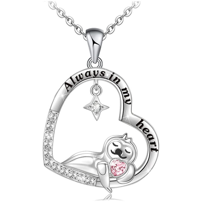 Jewelry WholesaleWholesale creative personality sloth pendant necklace for women MOQ≥2 JDC-NE-TengD001 Necklaces 藤达 %variant_option1% %variant_option2% %variant_option3%  Factory Price JoyasDeChina Joyas De China