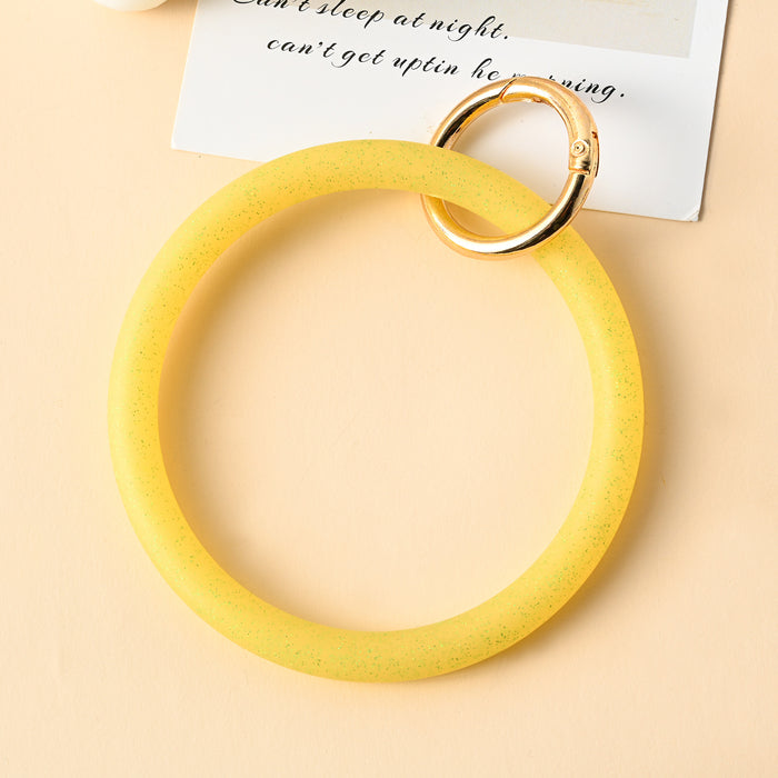 Wholesale Silicone Wristlet Keychain JDC-KC-HYi006