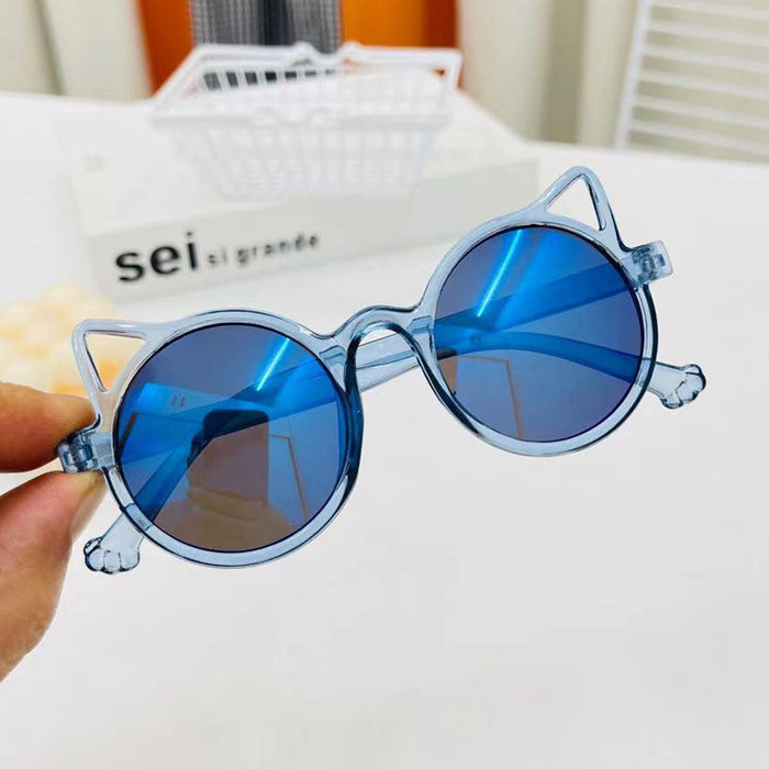 Wholesale Round Frame UV Protection Colorful Jelly Frame Sunshade Sunglasses MOQ≥2 JDC-SG-ShuaiR003