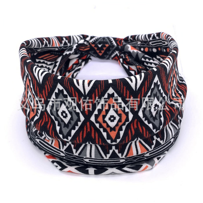 Wholesale Headband Fabric Sports Yoga Sweat-wicking Stretch Cotton JDC-HD-GuanY005