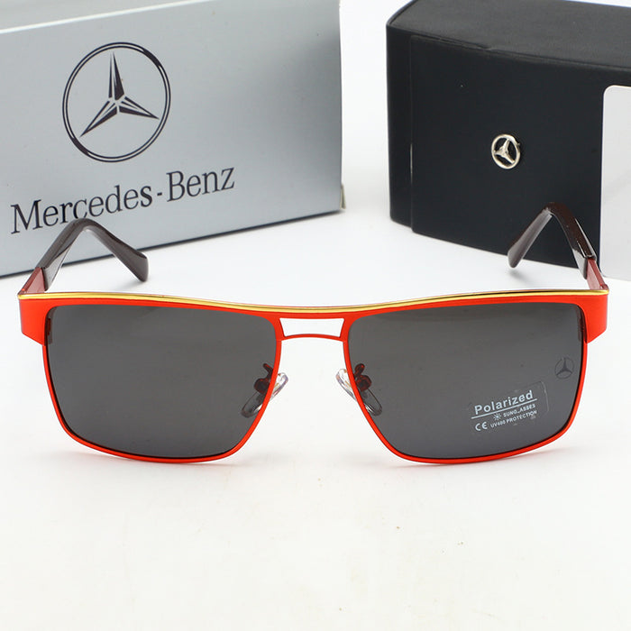 Wholesale metal frame sunglasses driving mirror polarized glasses without box JDC-SG-MenF008