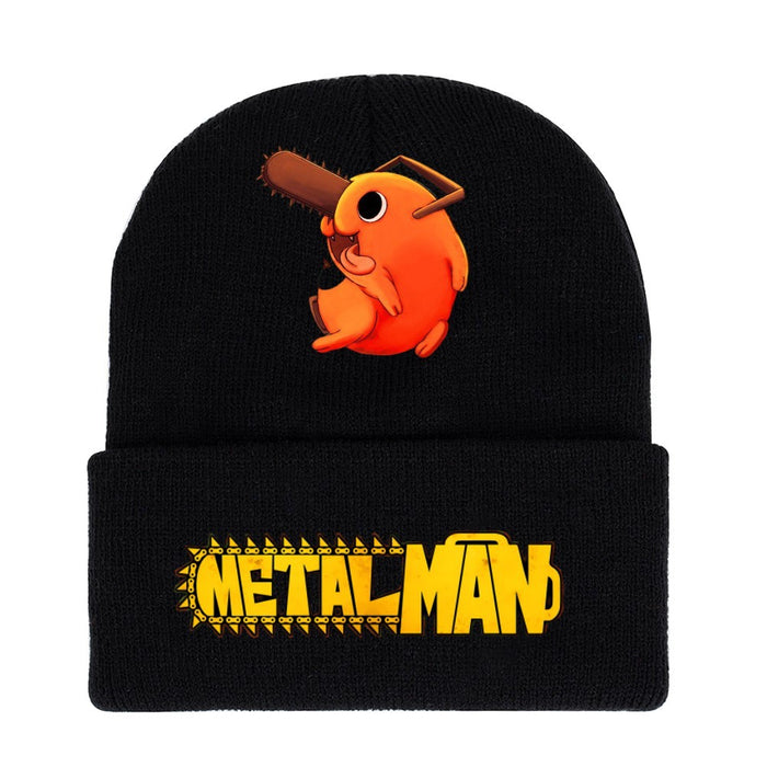 Wholesale Hat Acrylic Warm Cartoon Printing Roll Brim Knit Hat (M) JDC-FH-WDM008