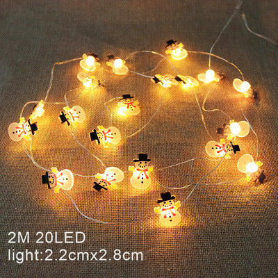 Wholesale Decorative Ribbon Christmas Cane Snowflake Decoration String Lights LED JDC-DCN-Huanj003