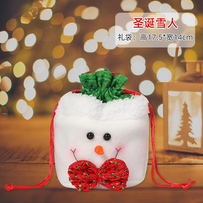 Wholesale Gift Box Christmas Apple Bag Round Bunch Mouth Gift Bag MOQ≥2 JDC-GB-QiaoC002