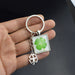 Jewelry WholesaleWholesale Clover Keychain Square Clover Pendant MOQ≥2 JDC-KC-ZaoY003 Keychains 造忆 %variant_option1% %variant_option2% %variant_option3%  Factory Price JoyasDeChina Joyas De China