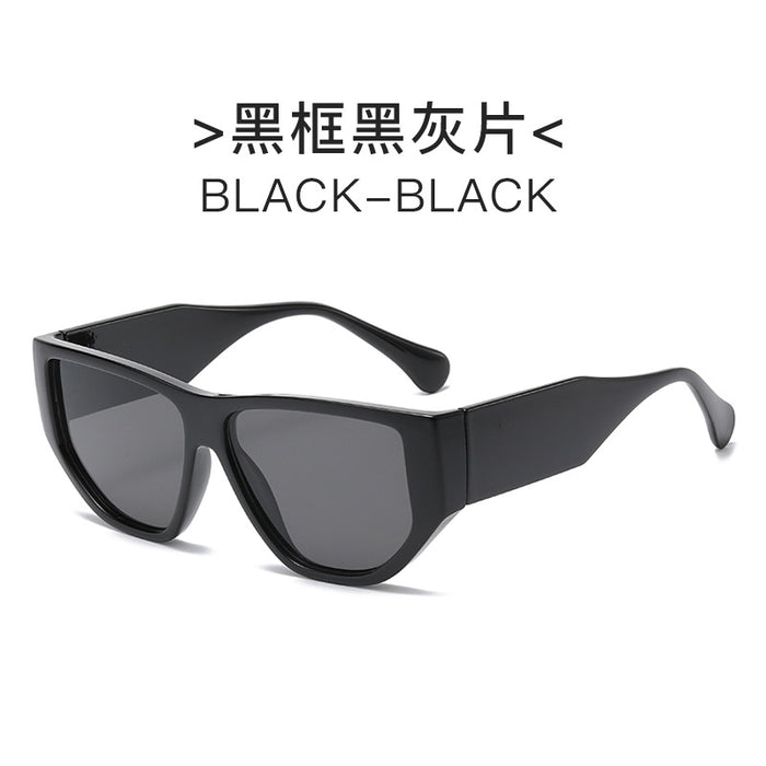 Wholesale Sunglasses PC Polygon Futuristic Floral Color JDC-SG-YuX013