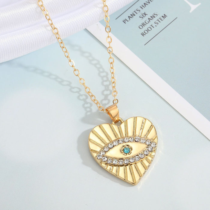 Jewelry WholesaleWholesale Devil's Eye Alloy Necklace MOQ≥6 JDC-NE-Juej001 Necklaces 觉际 %variant_option1% %variant_option2% %variant_option3%  Factory Price JoyasDeChina Joyas De China