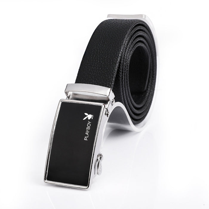 Wholesale PVC Leather Iron Buckle Men's Belt JDC-MB-SenB002