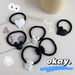 Jewelry WholesaleWholesale Bear Paint Rubber Band Hair Scrunchies JDC-HS-GSXP008 Hair Scrunchies 宏鑫 %variant_option1% %variant_option2% %variant_option3%  Factory Price JoyasDeChina Joyas De China