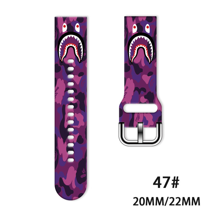 Wholesale Printed Tpu Watch Strap Wrist Strap JDC-WD-NuoQi051