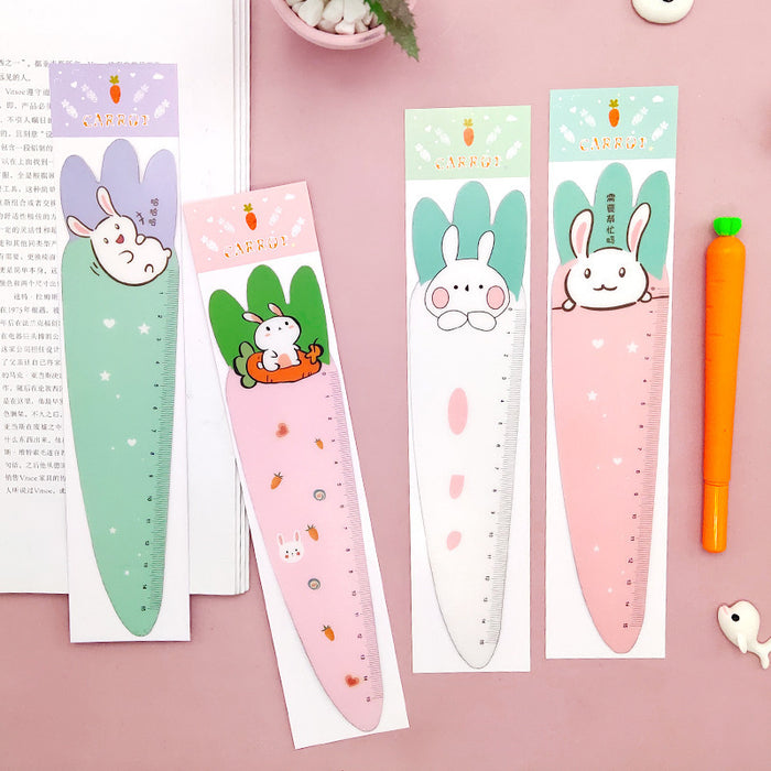 Wholesale Ruler ABS Cute Carrot Magnetic Soft Ruler JDC-RR-MPai002