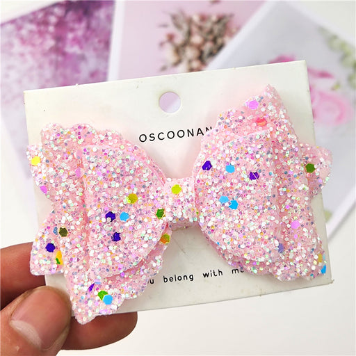 Jewelry WholesaleWholesale Three Layer Sequin Bow Girl Baby Child Hair Clip JDC-HC-Junm001 Hair Clips 俊明 %variant_option1% %variant_option2% %variant_option3%  Factory Price JoyasDeChina Joyas De China