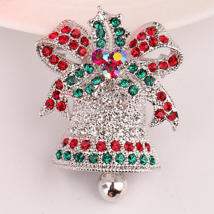 Wholesale Brooch Alloy Diamond Vintage Bells JDC-BC-ZhuiX005