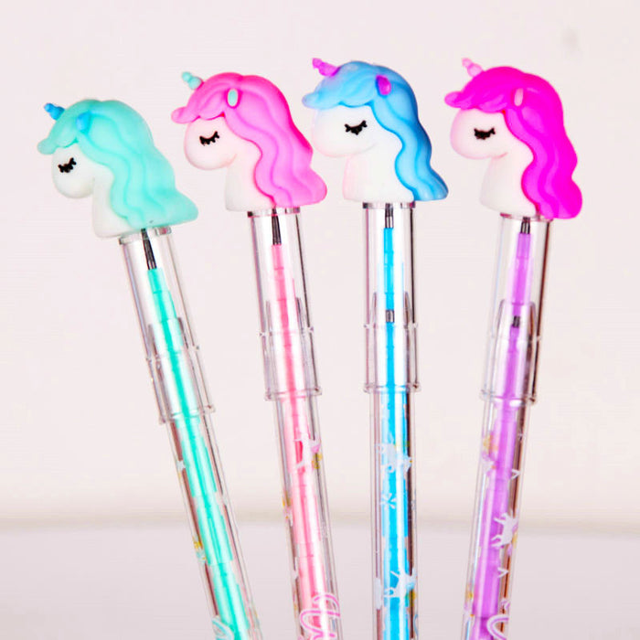 Wholesale Pencil Plastic Unicorn MOQ≥2 JDC-PC-CXL002