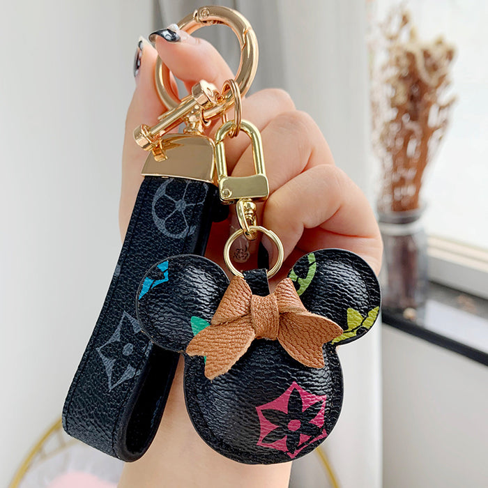 Wholesale leather pattern series keychain cute car key pendant (F) JDC-KC-ManM024