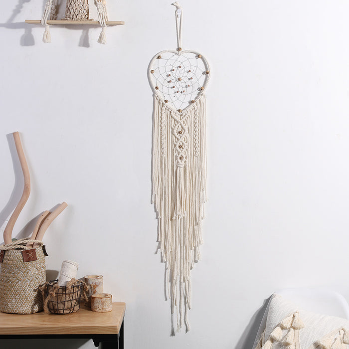 Wholesale Love Dream Catcher Woven Tapestry Wall Decoration MOQ≥2 JDC-DC-RXin015