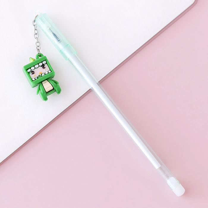 Wholesale pen plastic cute cartoon square mini villain MOQ≥2 JDC-BP-Weituo015