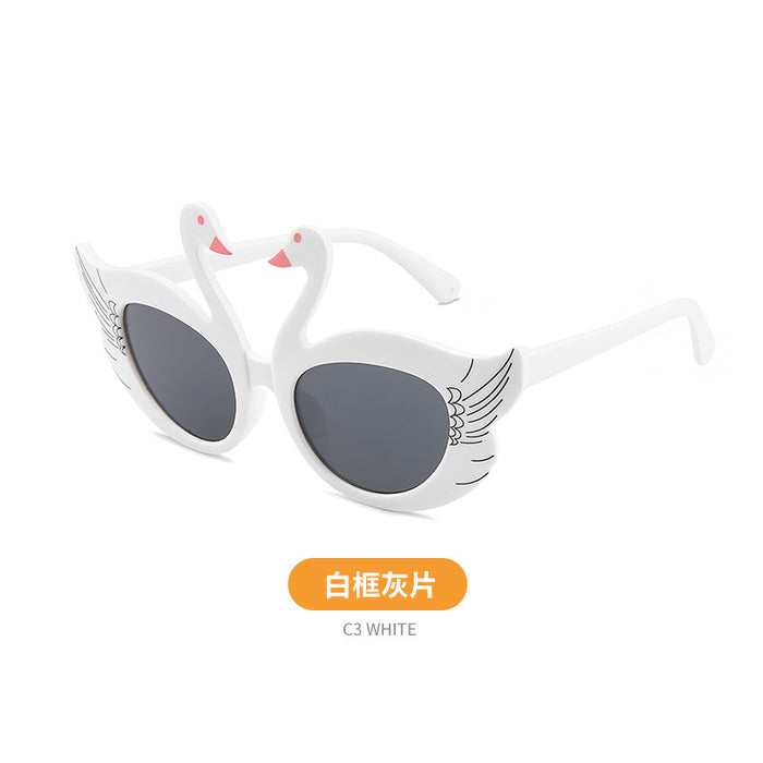 Jewelry WholesaleWholesale children's cartoon Swan UV Sunglasses JDC-SG-KaiX007 Sunglasses 凯祥 %variant_option1% %variant_option2% %variant_option3%  Factory Price JoyasDeChina Joyas De China