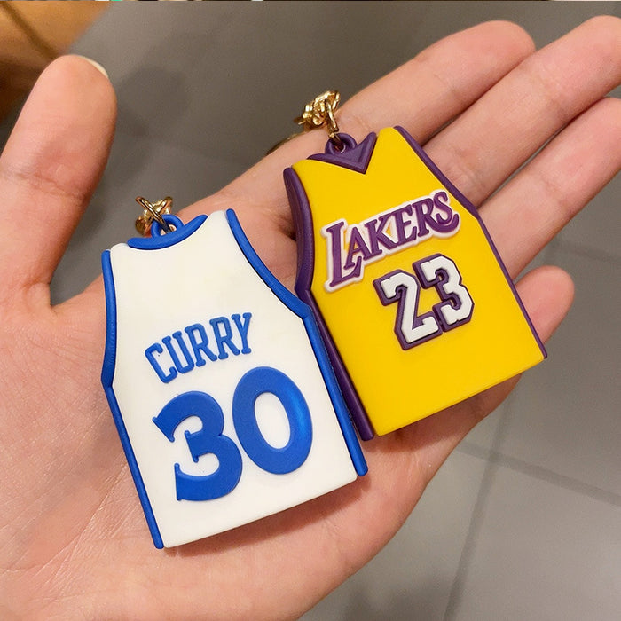 Wholesale Keychains PVC Cute Jersey JDC-KC-MXiong015