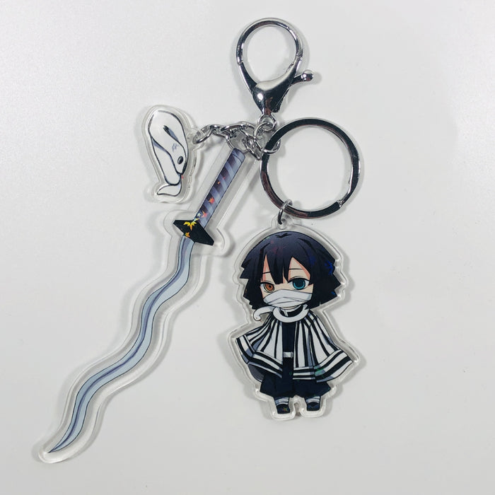 Jewelry WholesaleWholesale Acrylic Double Sided Pendant Keychain Tanjiro Key Ring (M) JDC-KC-TMMY003 Keychains 彤迷漫亚 %variant_option1% %variant_option2% %variant_option3%  Factory Price JoyasDeChina Joyas De China