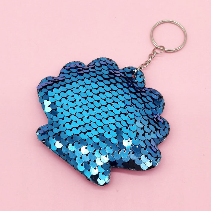 Jewelry WholesaleWholesale reflective shell keychain JDC-KC-QiShi027 Keychains 奇释 %variant_option1% %variant_option2% %variant_option3%  Factory Price JoyasDeChina Joyas De China