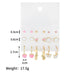 Jewelry WholesaleWholesale Simple Gold Drop Oil Love Flower Butterfly Earrings JDC-ES-ZhuJ006 Earrings 诛积 %variant_option1% %variant_option2% %variant_option3%  Factory Price JoyasDeChina Joyas De China