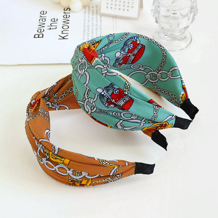 Wholesale fabric headband fashion print MOQ≥2 JDC-HD-MIs007