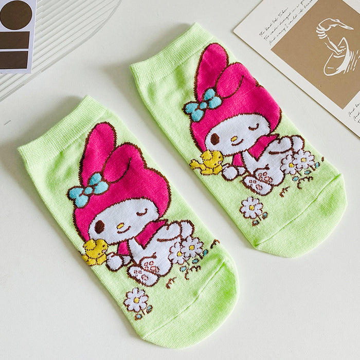 Wholesale cartoon socks straight cute pumps JDC-SK-CYu012