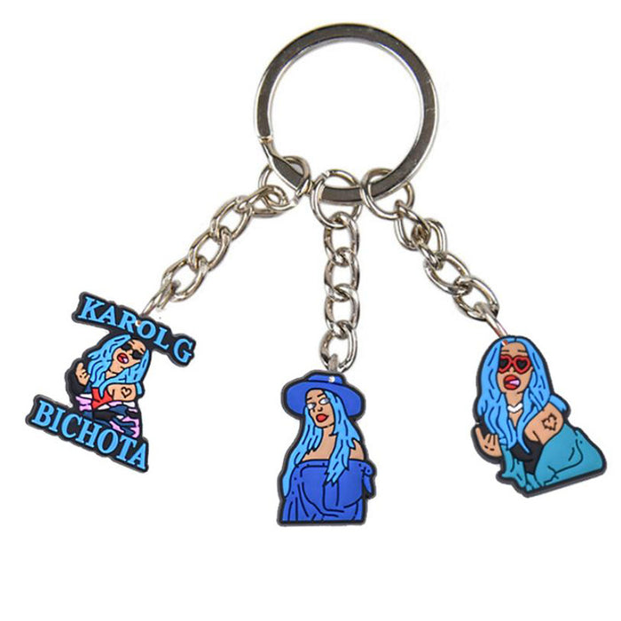 Wholesale Keychains PVC Cute Cartoon Anime(M) MOQ≥10 JDC-KC-BZYH002