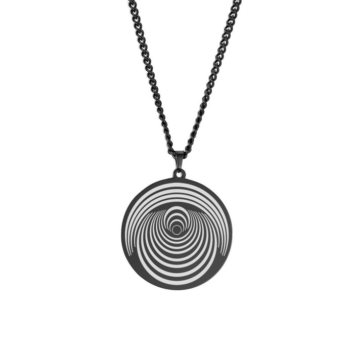 Wholesale Necklaces Stainless Steel Curved Line MOQ≥2 JDC-NE-GEXA004