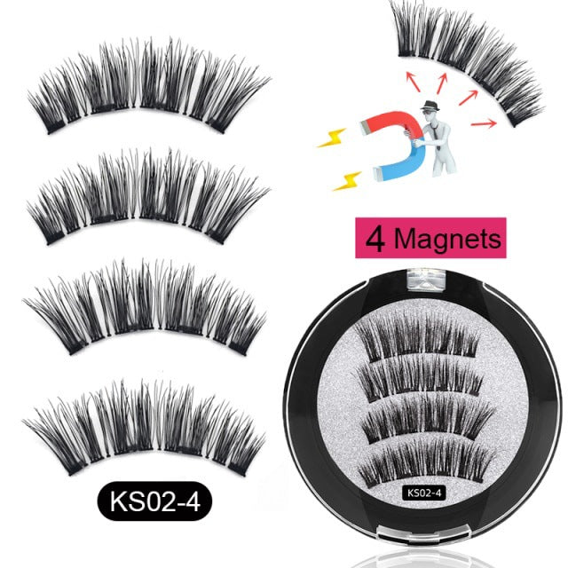 Wholesale eyelashes man-made fiber magnetic false eyelashes MOQ≥3 JDC-EY-YSM001