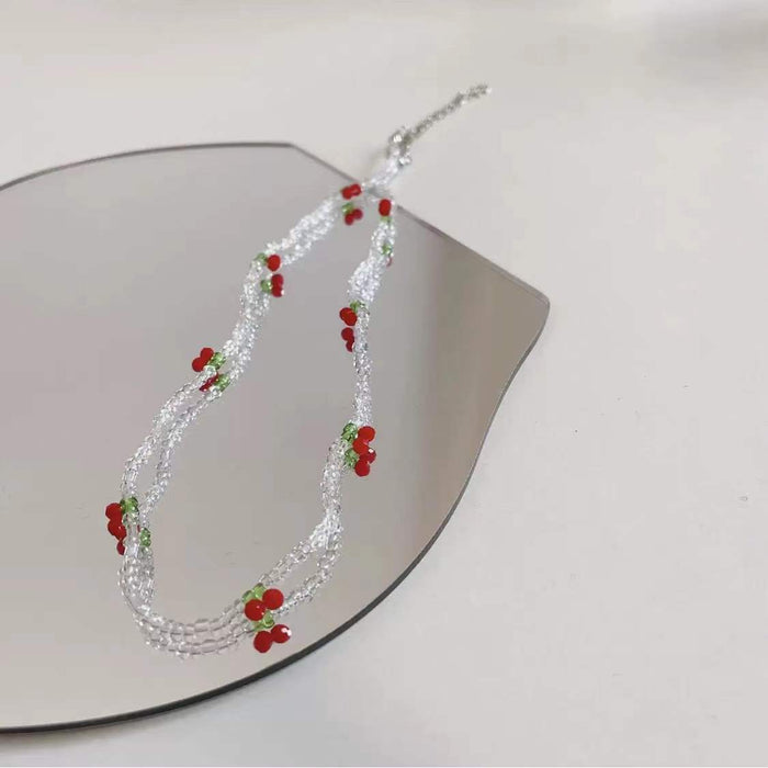 Jewelry WholesaleWholesale cherry rice beads beaded necklace ring bracelet JDC-BT-LiX003 Bracelet 利兴 %variant_option1% %variant_option2% %variant_option3%  Factory Price JoyasDeChina Joyas De China