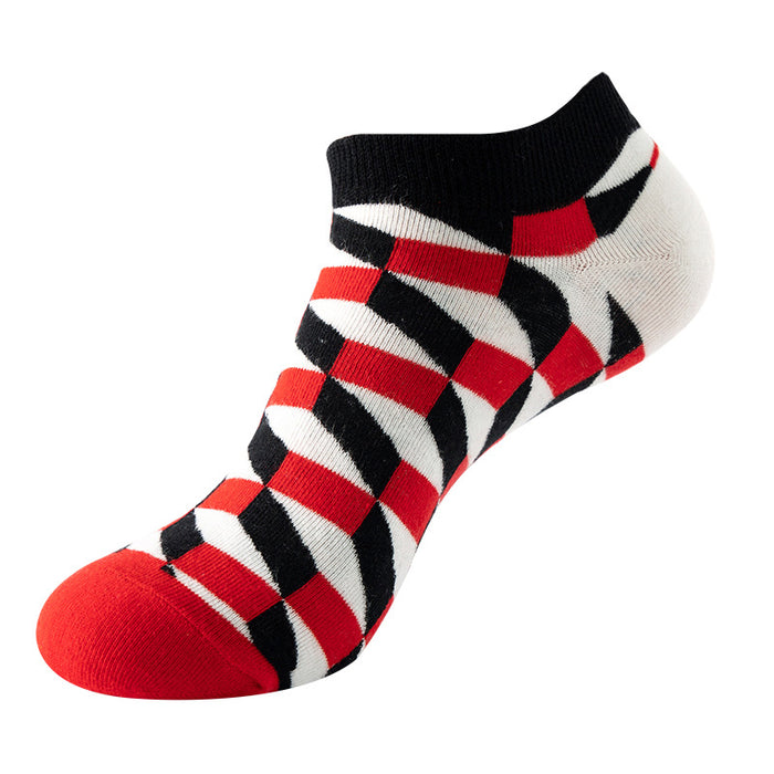 Wholesale socks shallow mouth cotton socks trendy breathable MOQ≥2 JDC-SK-XinXi001