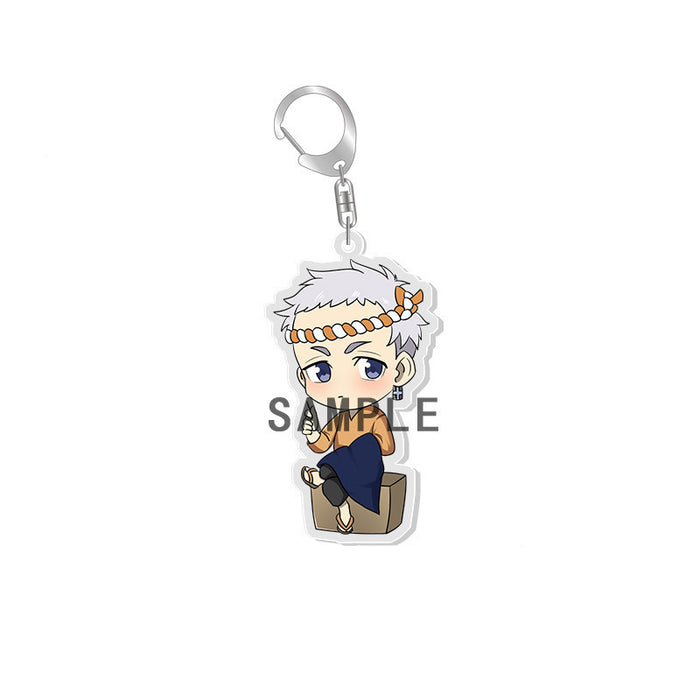 Wholesale pendant cute acrylic keychain Tokyo JDC-KC-XCai001