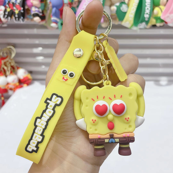 Wholesale Cartoon Soft Rubber Alloy Cute Keychain (M) MOQ≥2 JDC-KC-JuShu002