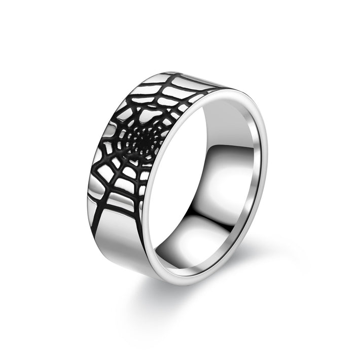 Wholesale Rings Stainless Steel Spider Web JDC-RS-TS152