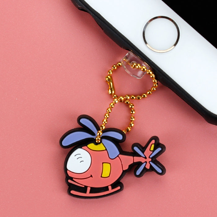 Wholesale Mobile Phone Dust Plug PVC Cute Cartoon Pendant MOQ≥3 JDC-PC-ZhongJ010