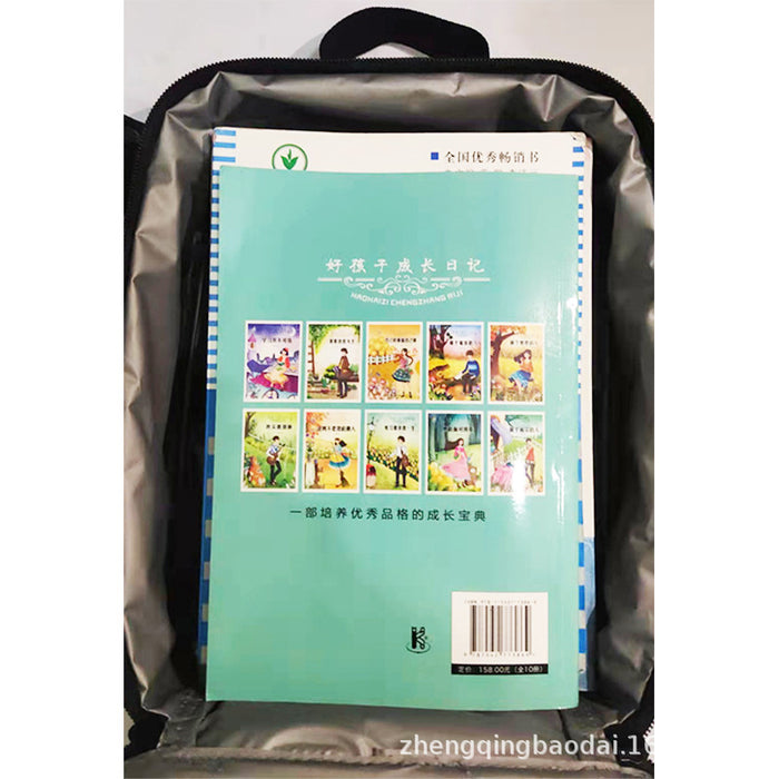 Wholesale student insulated lunch bag portable cartoon lunch bag JDC-HB-Zhengq001