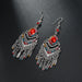 Jewelry WholesaleWholesale Ethnic Feng Rhinestone Tassel Metal Earrings JDC-ES-LY016 Earrings 乐钰 %variant_option1% %variant_option2% %variant_option3%  Factory Price JoyasDeChina Joyas De China