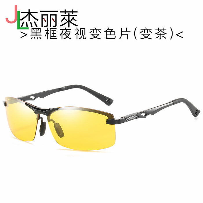 Wholesale polarized photochromic aluminum magnesium sunglasses JDC-SG-JunL004