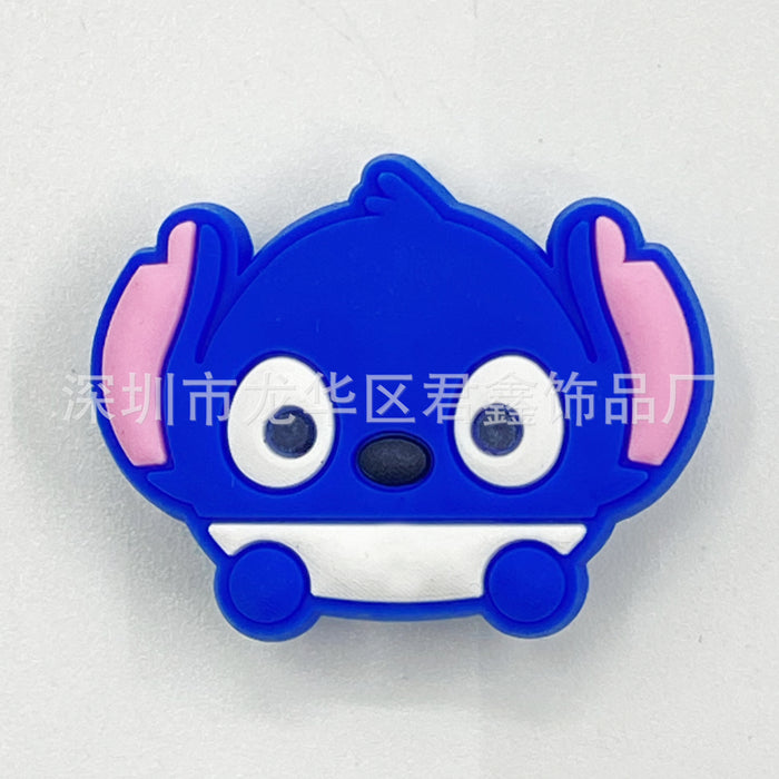 Wholesale Cartoon Croc Charms PVC Soft Rubber Shoe Buckle (M) MOQ≥5 JDC-CS-JunX006