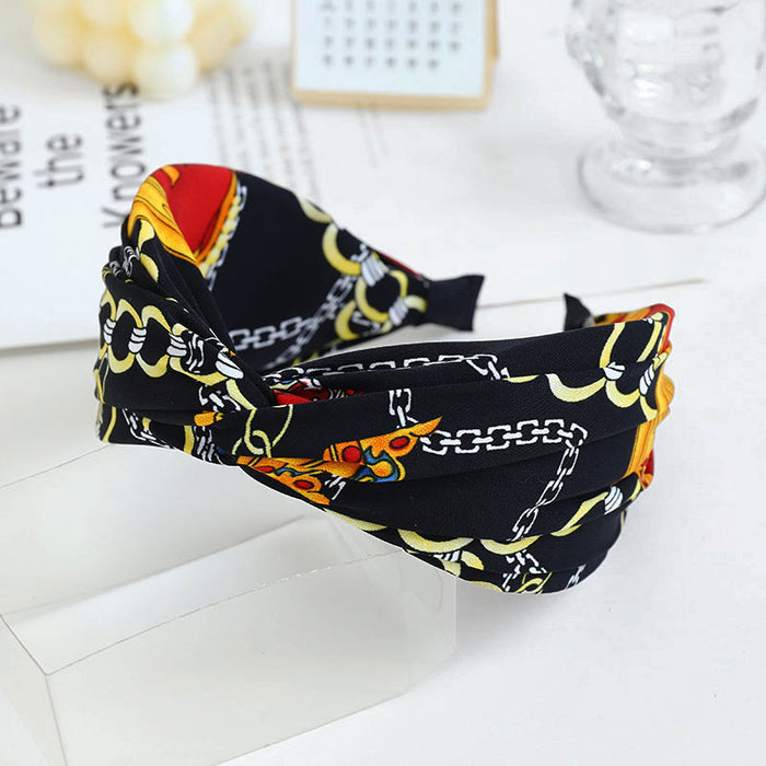 Wholesale fabric headband fashion print MOQ≥2 JDC-HD-MIs007