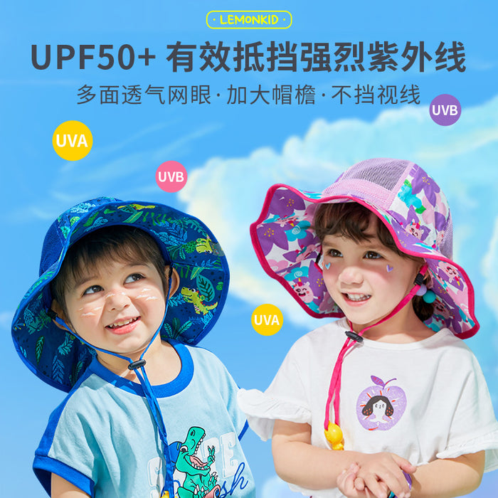 Jewelry WholesaleWholesale Lemon Baby Kids Sunscreen Bucket Hat UV Protection JDC-FH-LM001 Fashionhat 柠檬宝宝 %variant_option1% %variant_option2% %variant_option3%  Factory Price JoyasDeChina Joyas De China