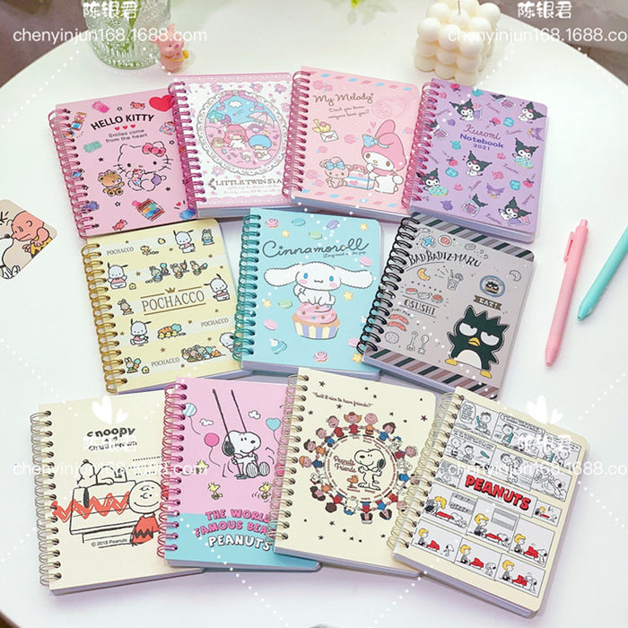 Wholesale Notebook Paper Cover Hard PP Frosted Cute Cartoon Handbook MOQ≥3 (S) JDC-NK-Bam001