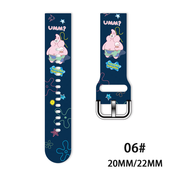 Wholesale Printed Tpu Watch Strap Wrist Strap JDC-WD-NuoQi051