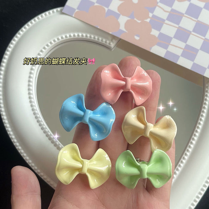 Wholesale hairpin plexiglass bow JDC-HC-XingZ014