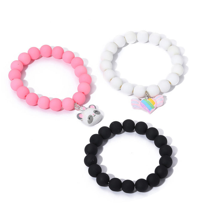 Wholesale Bracelet Plastic Kids Cute Cartoon JDC-BT-ZhuoM007