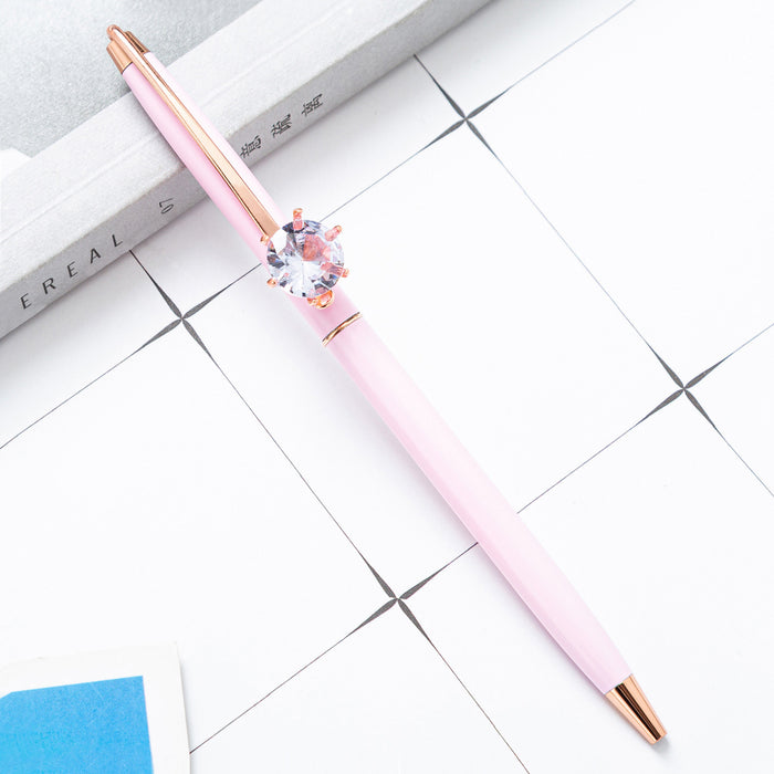 Wholesale diamond ballpoint pen cartoon creative shape pen head JDC-BP-Huah036